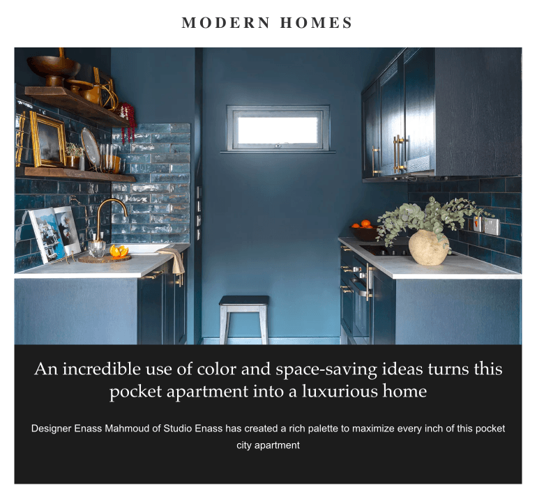 Saving ideas turns this pocket apartment into a luxurious home